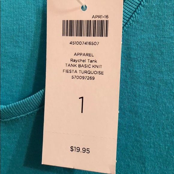 Chico’s Outlet Tank Size 1 - Picture 3 of 3